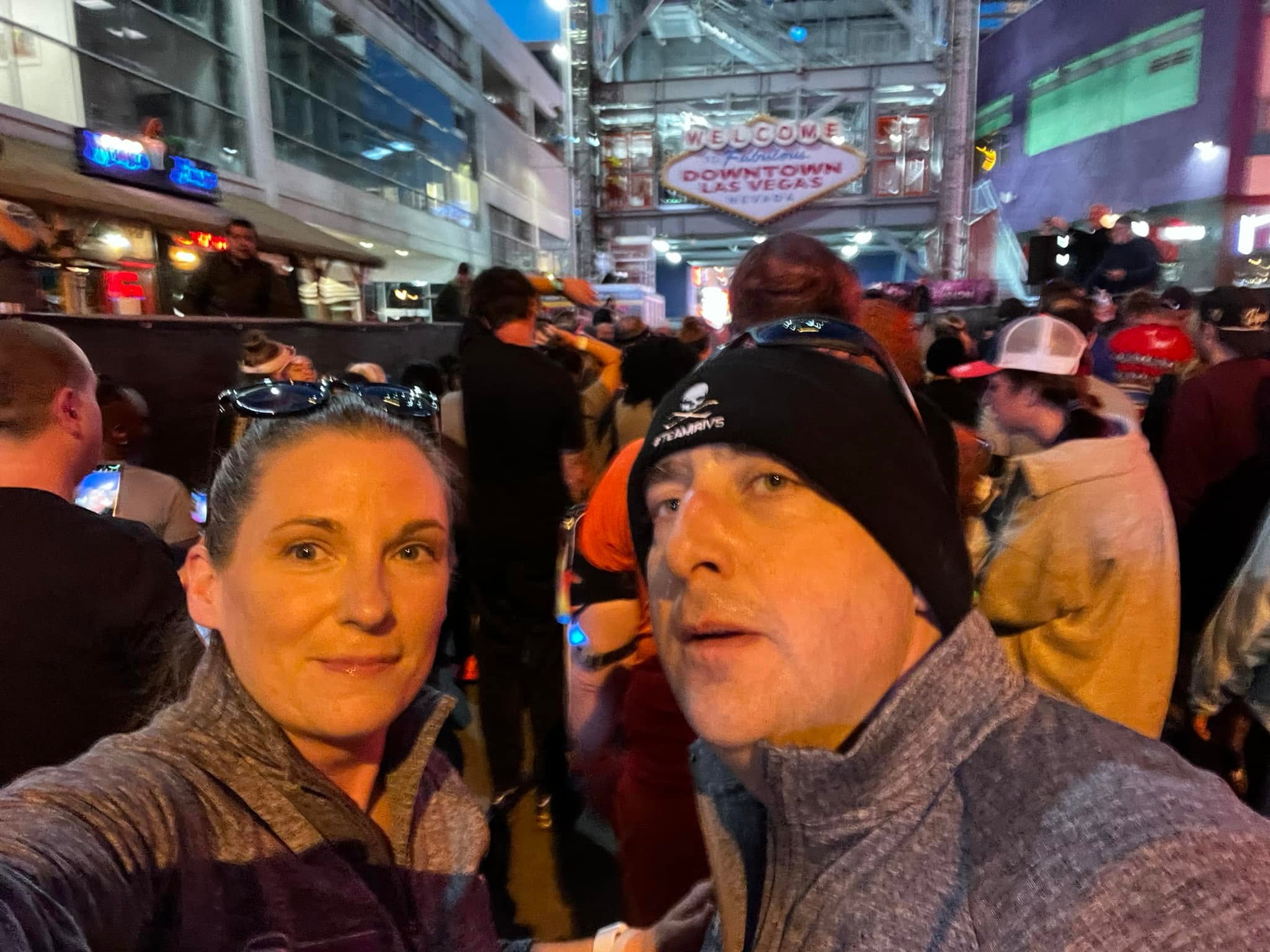 Todd and Melinda Wolfe at Rock ’n’ Roll Las Vegas Half Marathon